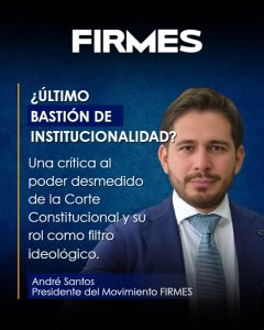 ¿Último bastión de institucionalidad?  